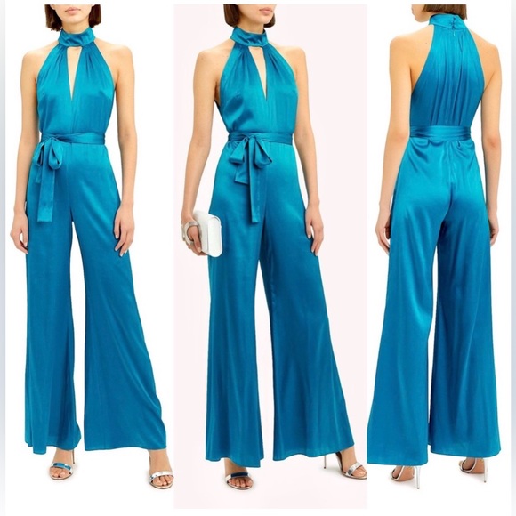 Alexis Jeika Mock Neck Silk Jumpsuit - Picture 4 of 16